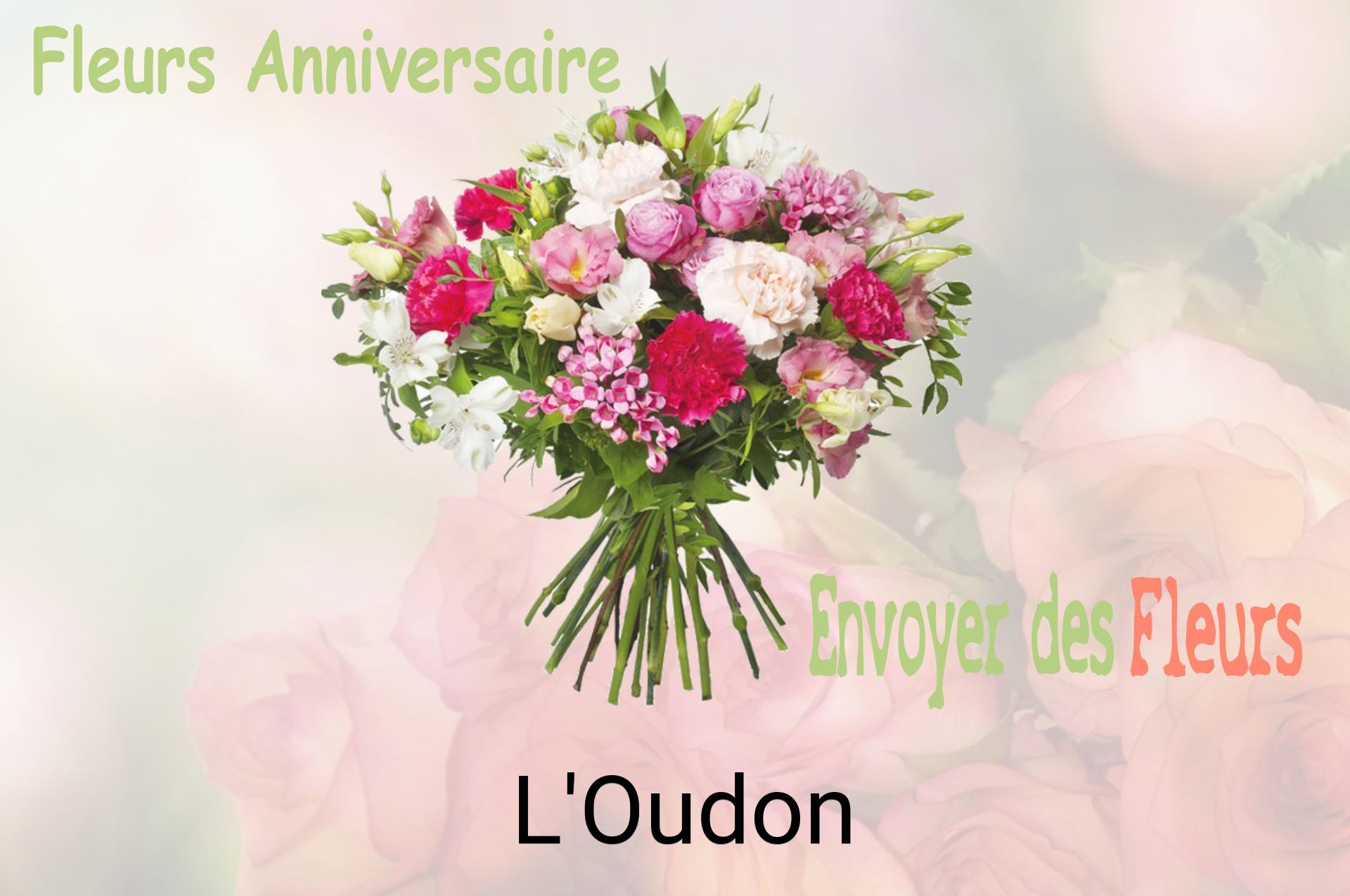 Bouquet de fleurs d’anniversaire livré à L'Oudon
