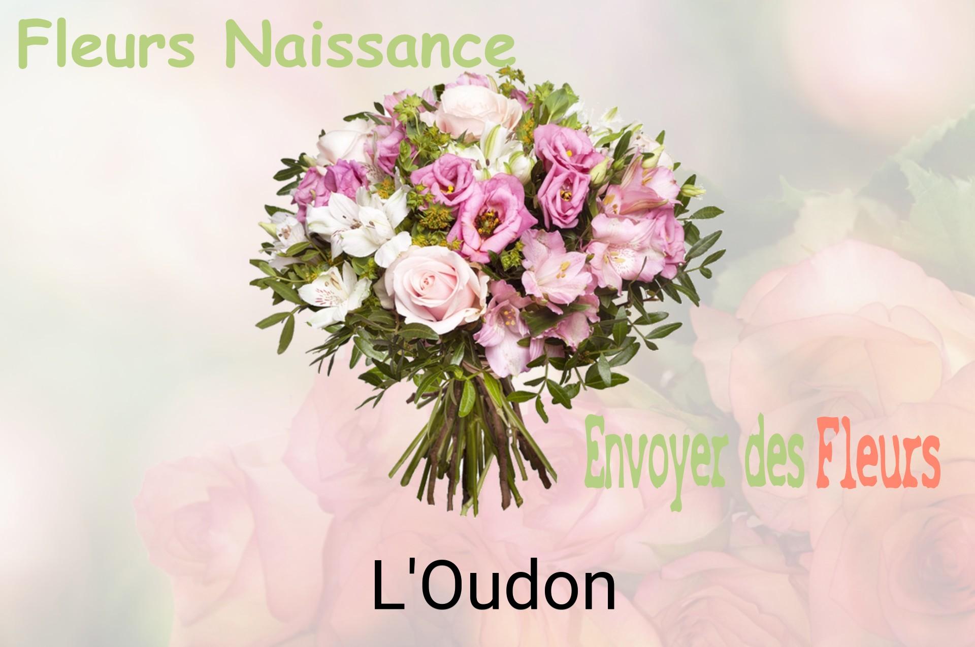 Bouquet de fleurs de naissance livré à L'Oudon